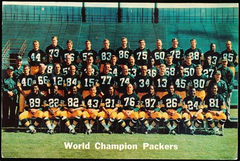 Lot Detail - 1967 Green Bay Packers Ftbl. “World Champion Packers” 6” x ...