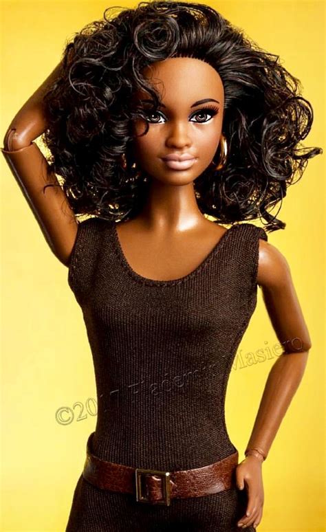 38.4.17 by: flademirmasiero | Beautiful barbie dolls, Black barbie, Black doll