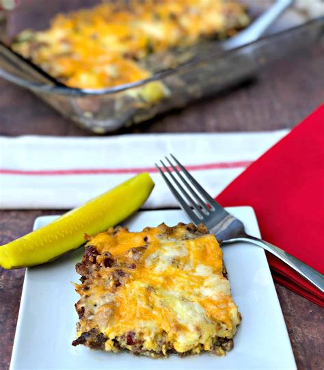 Easy Keto Low-Carb Bacon Cheeseburger Casserole with {VIDEO}