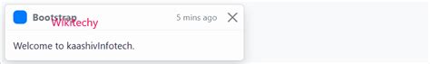 Bootstrap Toasts - How to Use Bootstrap 5 Toast Component - Wikitechy