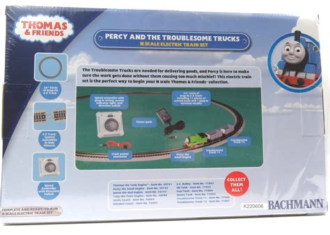 BACHMANN 24030 PERCY AND TROUBLESOME TRUCKS TRAIN SET N Gauge - Rainbow Railways