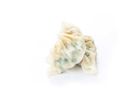 Premium Photo | Chinese vegetables dumplings on white