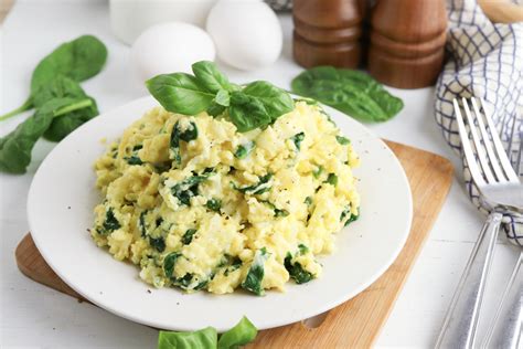 Eggs with Spinach Recipe - BubbaPie