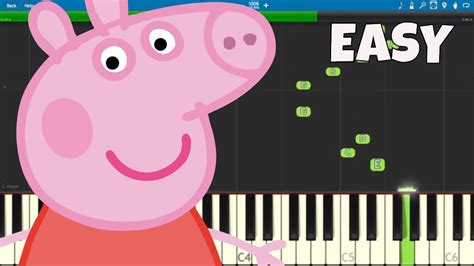 Peppa Pig Theme Song - EASY Piano Tutorial Chords - Chordify