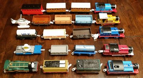 Thomas Trackmaster Trains 21 Pc Lot Motorized Engines, Cargo Wagons | #1879789605