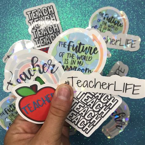 Teacher Stickers Cute Teacher Stickers Teaching Stickers | Etsy