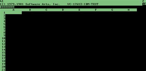 VisiCalc (1981) | PCjs Machines