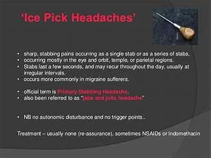 Ice Pick Headaches Exposed ~ Smith Migraine Institute Blog