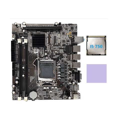 Winyuyby H55 Motherboard LGA1156 Supports I3 530 I5 760 Series CPU DDR3 Memory Computer ...