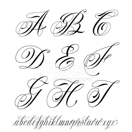 Tattoo Style Alphabet Stock Photo | Royalty-Free | FreeImages