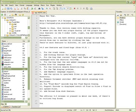 Notepad++ (Notepad Plus Plus, NPP) Open Source by Don HO - ALL MOBILE ...