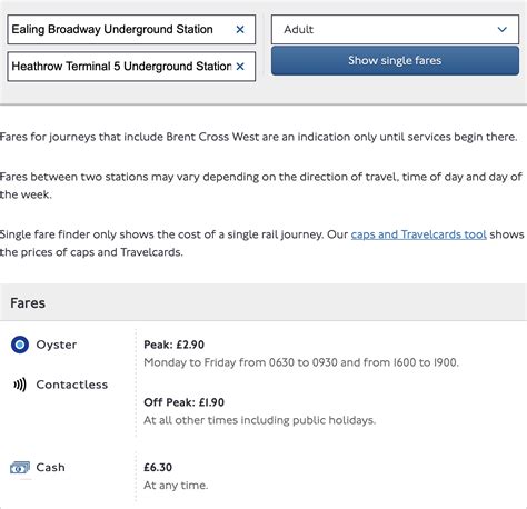 trains - Elizabeth line UK - where are ticket fares shown? - Travel Stack Exchange