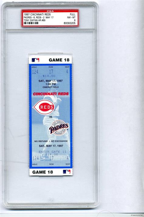 1937 World Series Game 2 Ticket Stub PSA 6 - Tickets From The Past