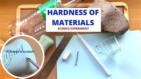 Hardness of Materials | The Scratch Test | Science Experiment - YouTube