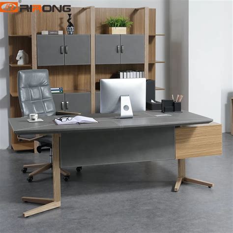 Nordic Design Small Grey Color Office Furniture Set Home Study Table ...