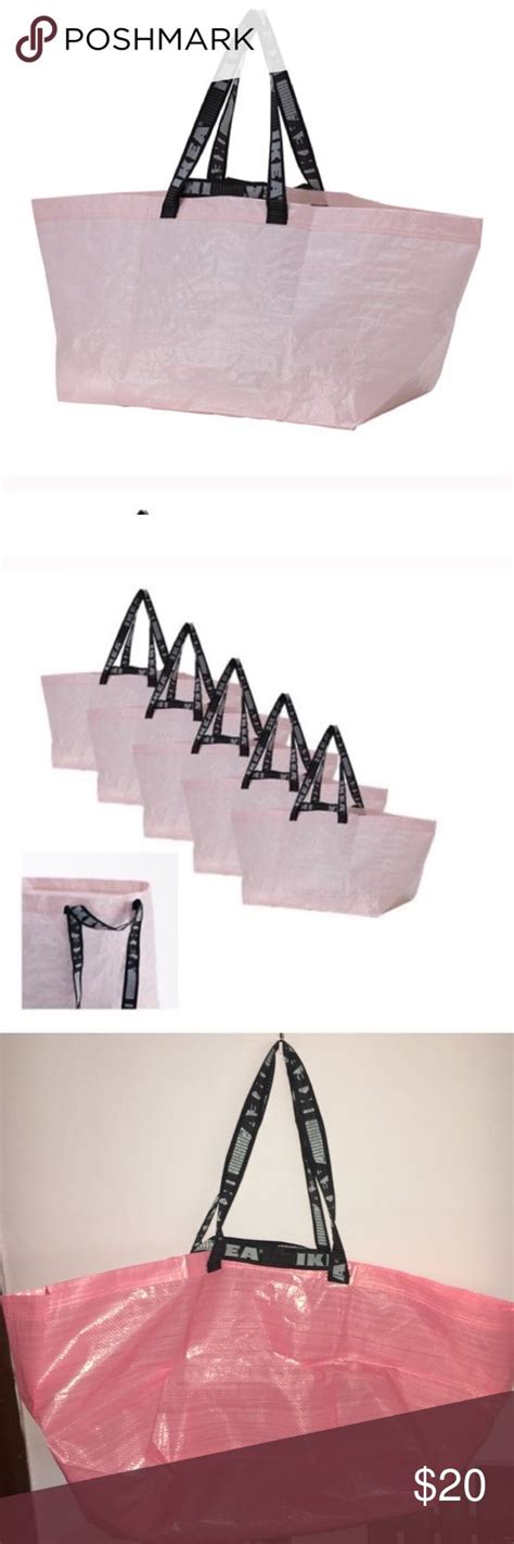 Pink IKEA Tote Bag | Tote bag brand, Pink bag, Tote bag