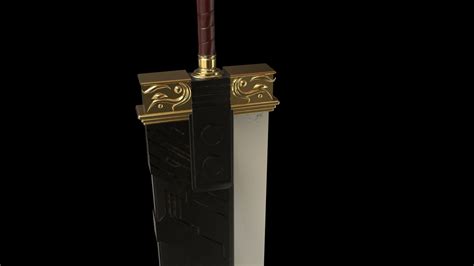 Buster Sword Final Fantasy VII Zack Fair 3D Model $6 - .obj .fbx .ma ...