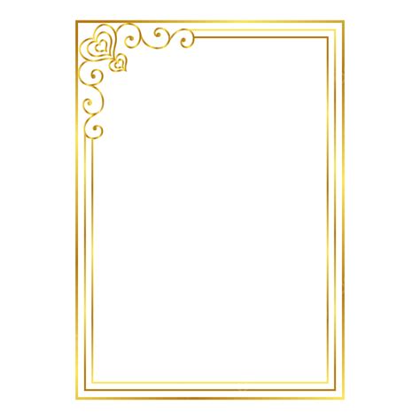 Gold Frame Border Design