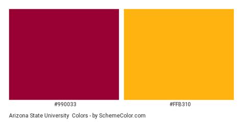 Arizona State University Color Scheme » Brand and Logo » SchemeColor.com