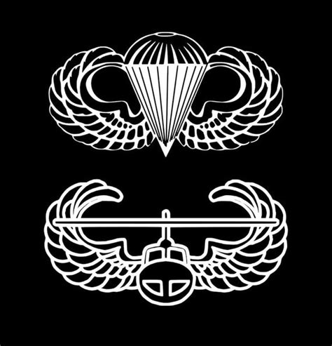 Airborne / Air Assault Vinyl Decal // Army Strong // Jump