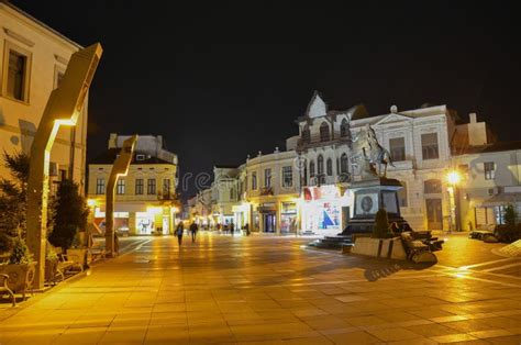 Bitola City Center at Night, Republic of Macedonia Stock Image - Image of center, phillip: 84446891