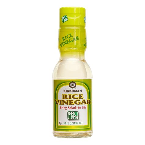 Kikkoman Rice Vinegar Komesu, 10 Oz - Walmart.com