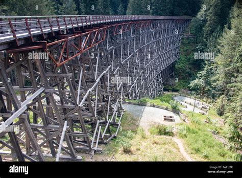 Kinsol Trestle Bridge Stock Photo - Alamy