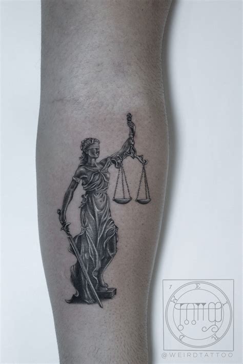 Statue tattoo | Statue tattoo, Justice tattoo, Tattoos