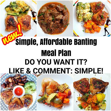 Simple Affordable Banting Meal Plan