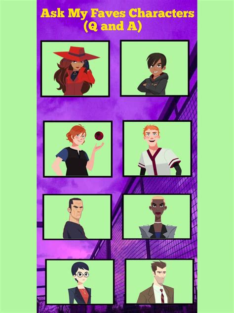 Ask my favourite Carmen Sandiego characters by MultiVerseDefender10 on DeviantArt