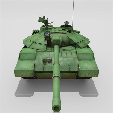 3d model t-62m soviet main battle tank