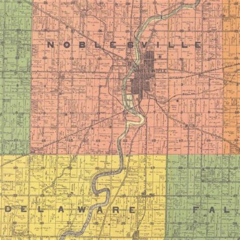 Map of Hamilton County Indiana, compiled from original surveys and personal inspection ...