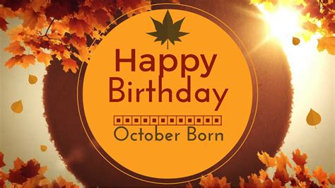 October Special : Happy Birthday Wishes Pictures - Latest Collection of Happy Birthday Wishes