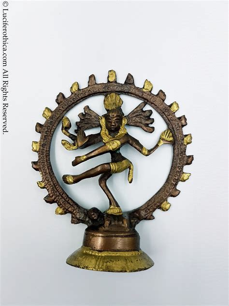 Antique Brass Kali Statue