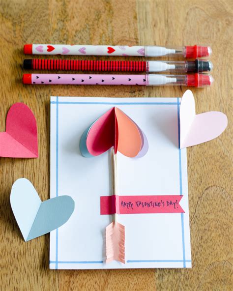 Easy DIY Valentines Cards Using Simple Folded Paper Hearts