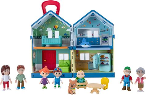 Buy CoComelon Deluxe Family House Playset with Music and Sounds ...