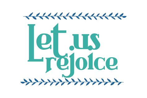 Let Us Rejoice Graphic by TheLucky · Creative Fabrica