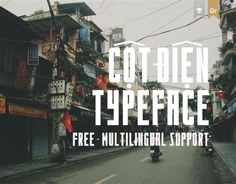 Check out this @Behance project: "Cotdien Typeface (Free & Multilingual ...