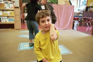 preschool photoshoot: phillip shows me his hurt | Sarah Gilbert | Flickr