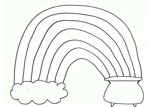 View Coloring Pages Rainbow Pictures