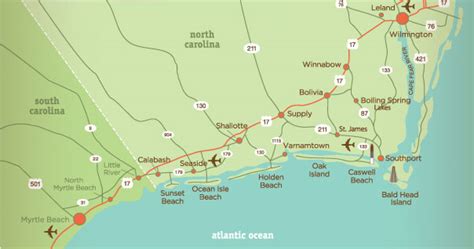 Turtle Island Nc Map