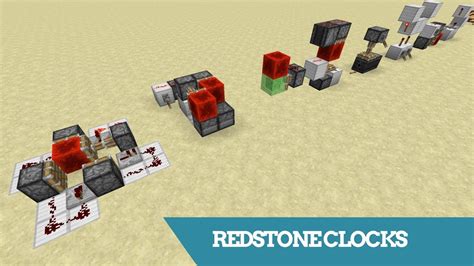 Minecraft | 25 REDSTONE CLOCK Designs | Redstone Showcase - YouTube