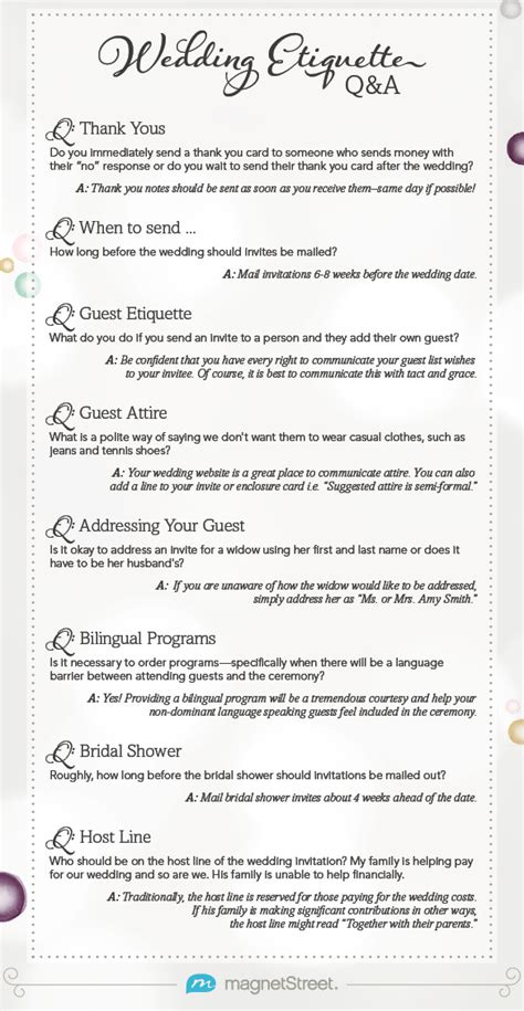 Wedding Etiquette: Questions Answered | Truly Engaging