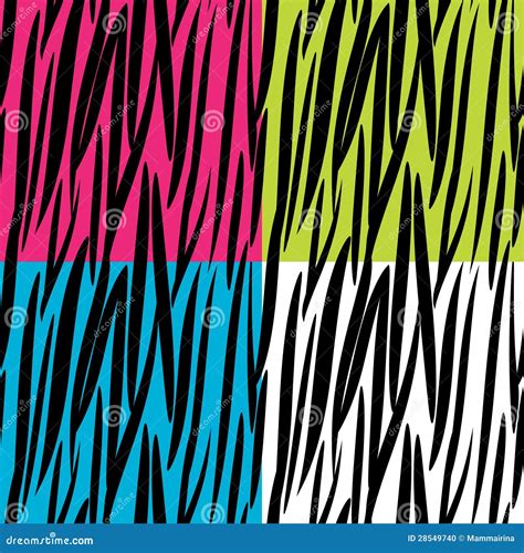 Zebra Skin Pattern Vector Illustration | CartoonDealer.com #28549740