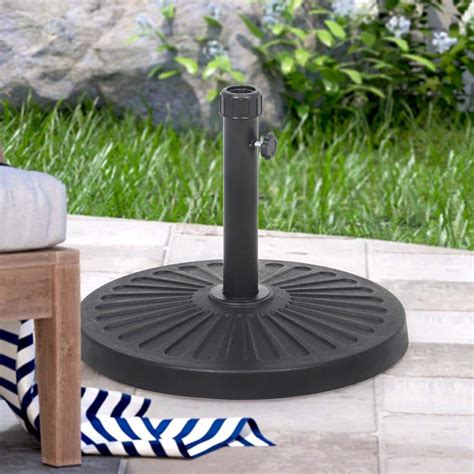 Maypex 27 lbs. Heavy-Duty Patio Umbrella Base in Black 2300870-H - The ...