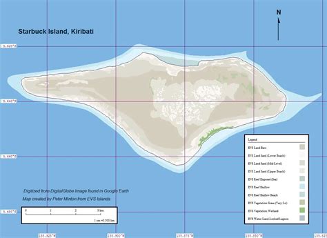 Starbuck Island Map - MapSof.net