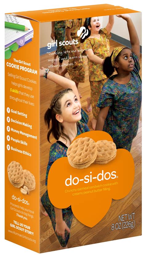 New Girl Scout Cookies - Do-si-dos Box... | Girl scout cookies, Girl scouts, Brownie girl scouts