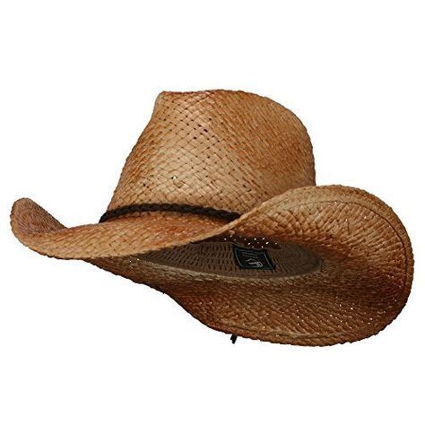 Stetson Men's Stallion Bullock Straw Shapeable Cowboy Hat Black Large in 2019 | Cowboy hats ...