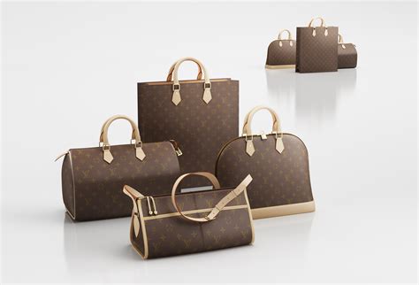 Louis Vuitton handbags 3D Model MAX OBJ 3DS C4D - CGTrader.com