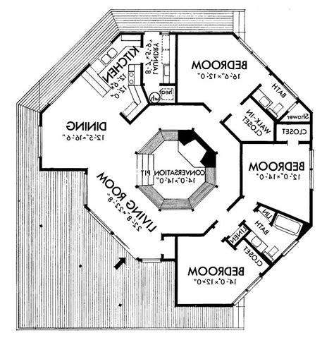 Octagon house plans photos